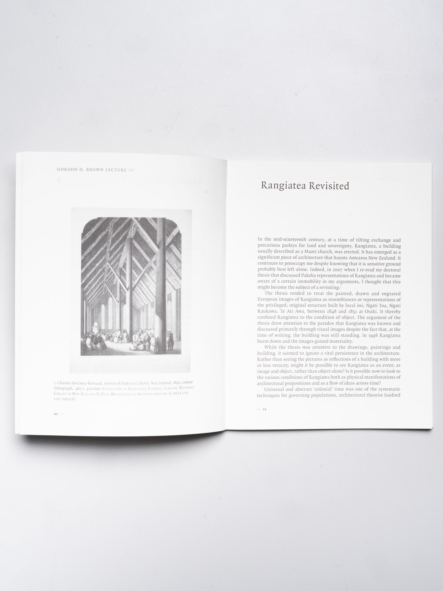 Gordon H. Brown Lecture 6: Sarah Treadwell, 'Rangiatea Revisited' | 2008