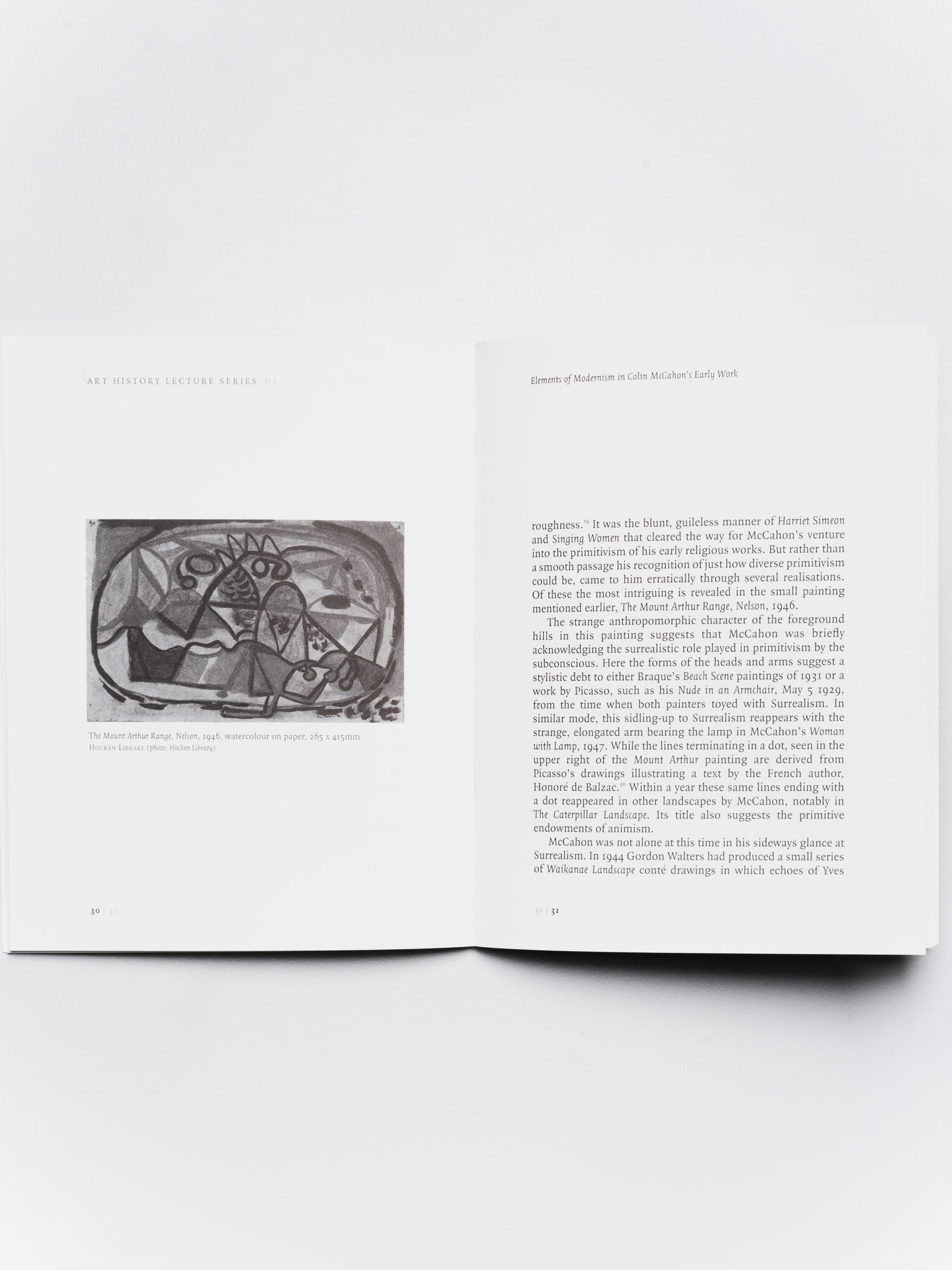 Gordon H. Brown Lecture 1: Gordon H. Brown 'Elements of Modernism in Colin McCahon’s Early Work' | 2003
