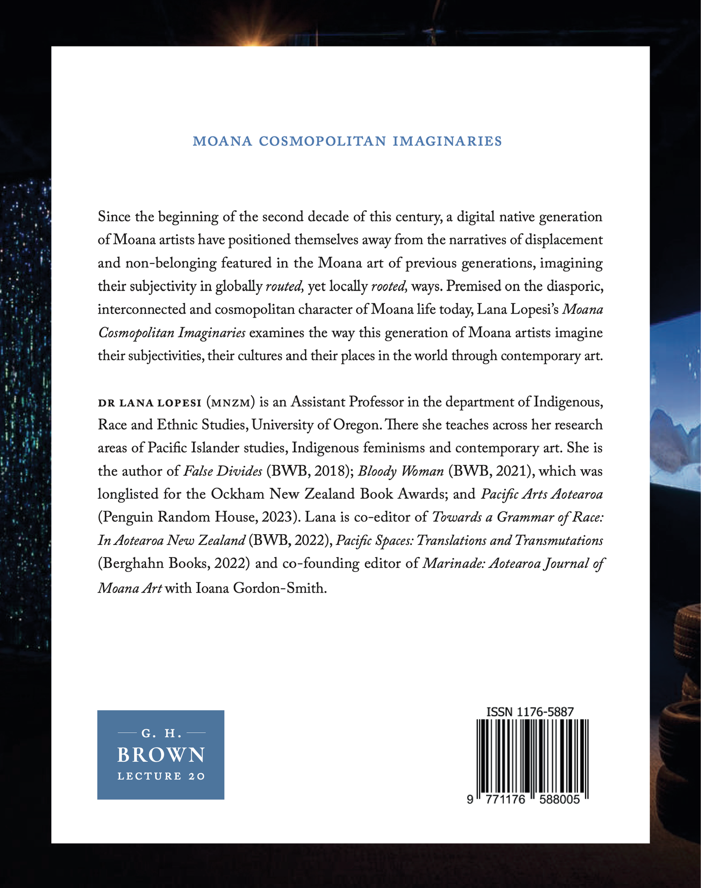 Gordon H. Brown Lecture 20: Lana Lopesi, 'Moana Cosmopolitan Imaginaries' | 2023