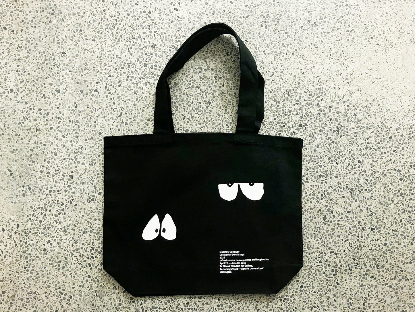 Click (after Daryl Crisp) tote designed by Matthew Galloway | 2024