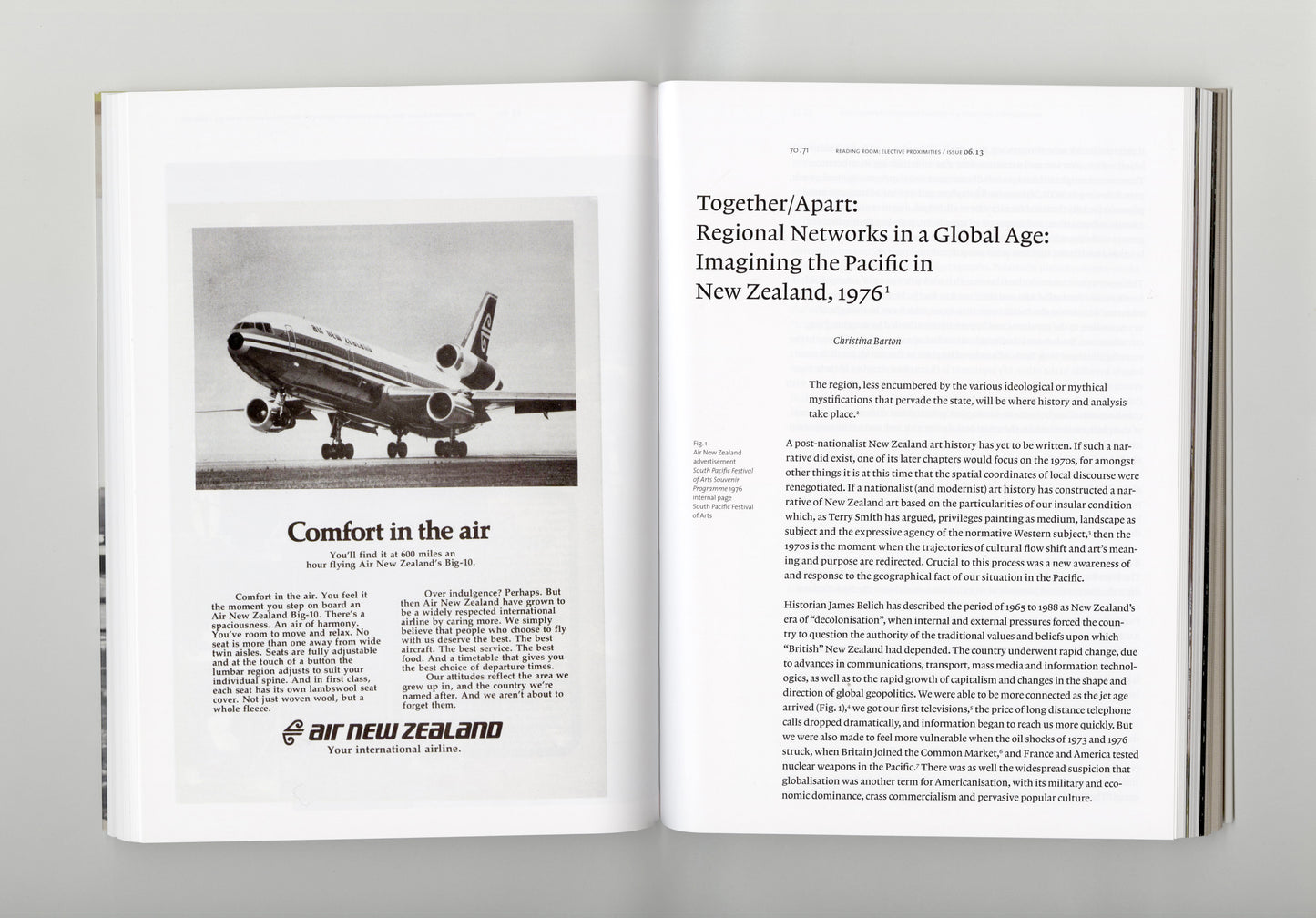 Reading Room: A Journal of Art and Culture, Issue 6: Elective Proximities | 2013