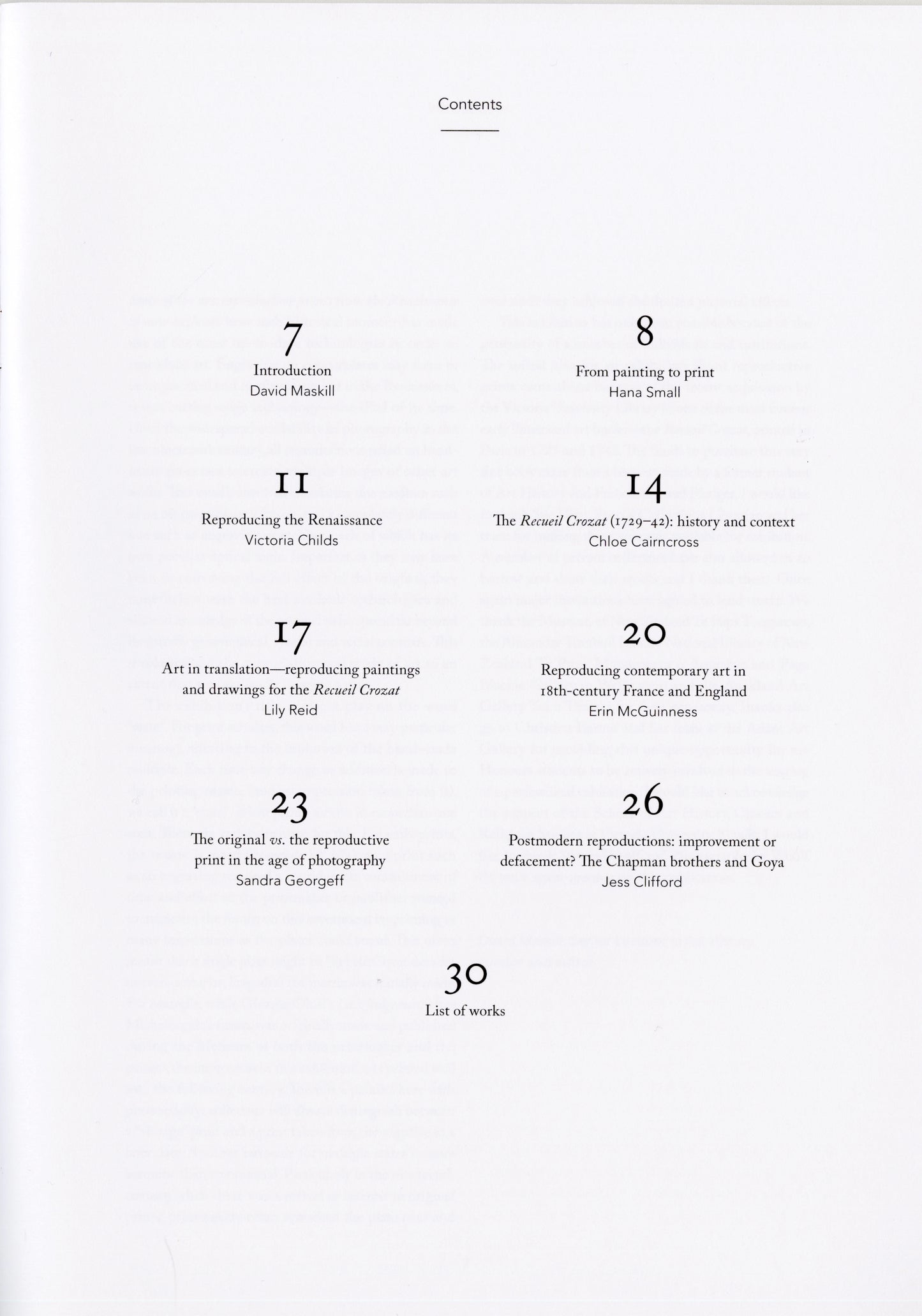 State of the Art: Reproductive Prints from the Renaissance to Now | 2013