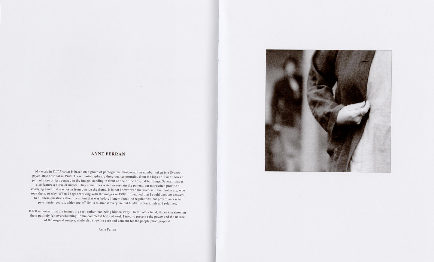 Still Present: Exploring Psychiatric Institutions in Photography | 2005