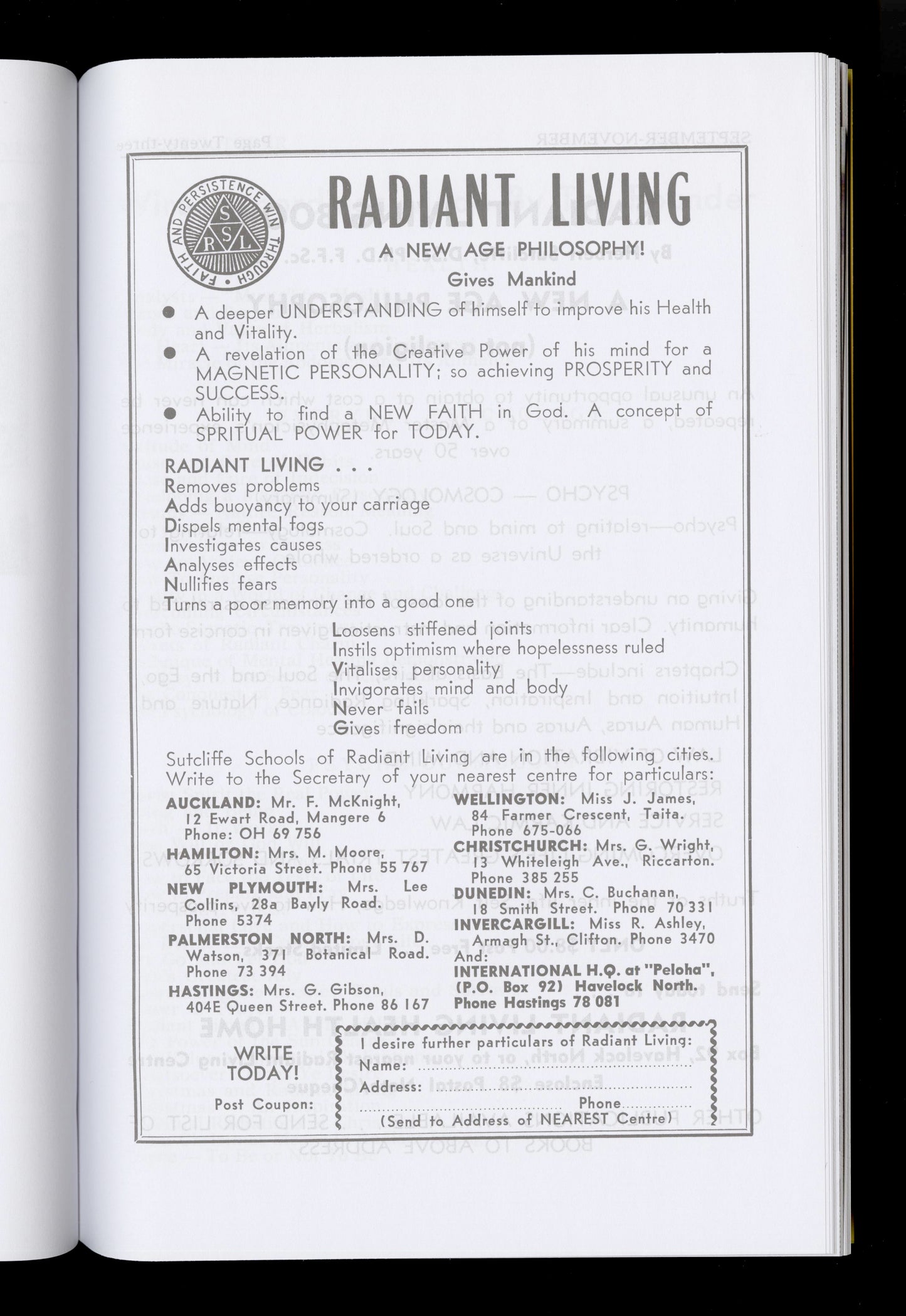 What is Radiant Living? - Pursuit of an Ideal | 2012
