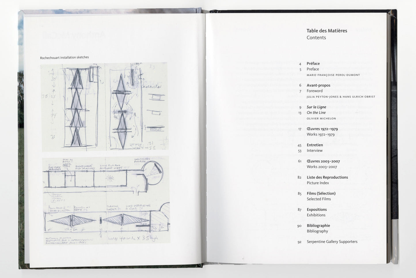 Anthony McCall: Elements for a Retrospective, 1972-1979 / 2003-  | 2007